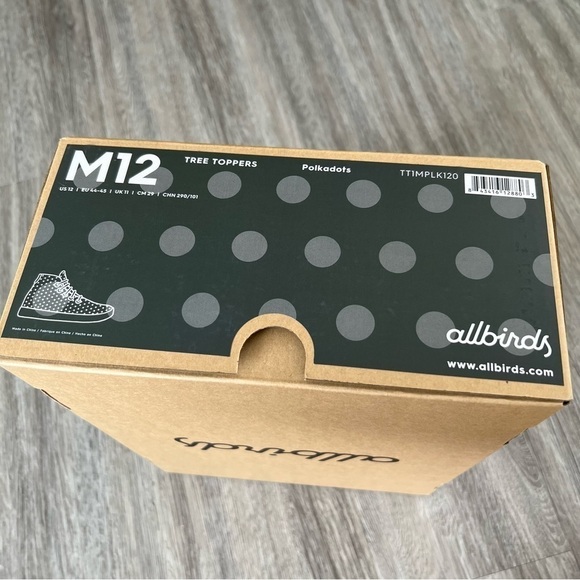 🆕 Allbirds Men Tree Topper Polkadot - Picture 5 of 12